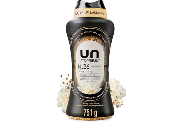 Downy Unstopables Unlimited Collection In-Wash Laundry Scent Booster Beads, No. 26, Fine Fragrance, Long-Lasting Fresh Scent