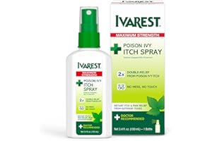 Ivarest Poison Ivy Itch Spray, Poison Ivy Spray, Poison Ivy Treatment, Poison Ivy Relief Product, Poison Oak Relief, Poison Sumac Relief, 3.4 Fl Ounces