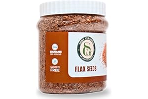 SOWNANDGROWN Sown and Grown Premium Whole Flax Seeds - 1.5lb, 24oz | Rich in Fiber, Omega-3 Fatty Acids | Great for Baking, Salads, Smoothies & Protein Balls | Premium Flaxseeds