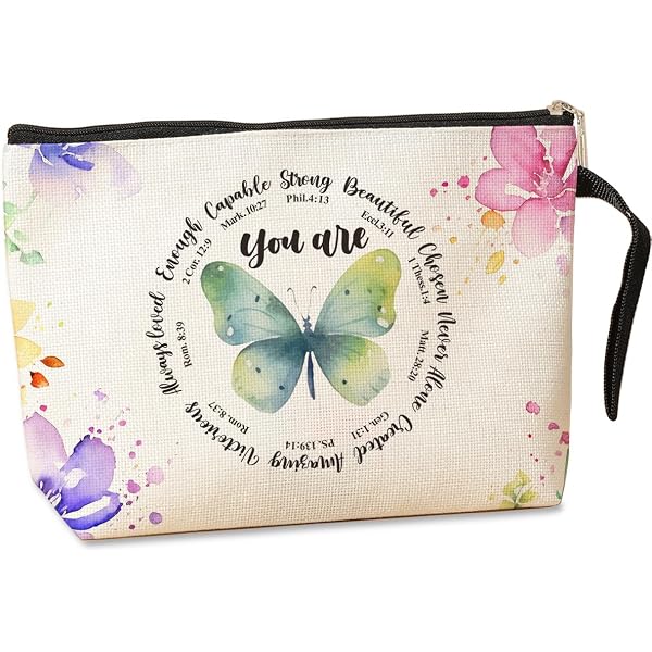 Decohim Inspirierende Make-up-Tasche – Christliches Geschenk Für Frauen, 25,4 X 17,8 Cm