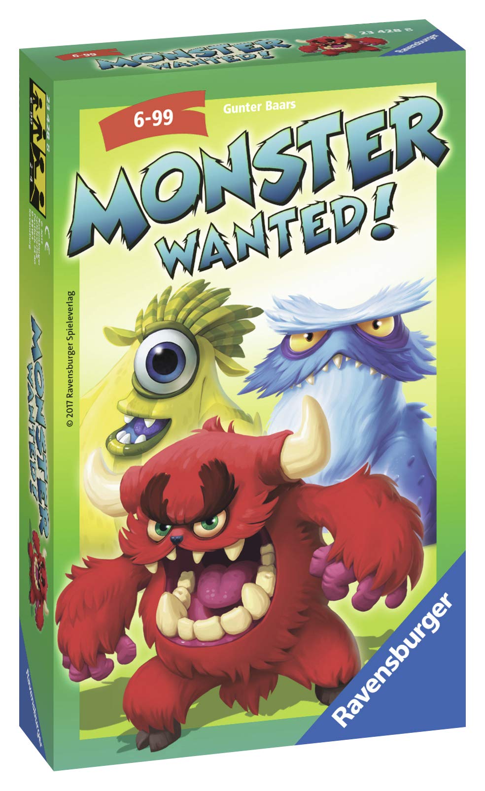 Ravensburger 234288 "Monster Wanted Card Game