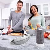 Walfos Fine Mesh Strainers 304 Stainless Steel with Reinforced Frame 20cm view 7