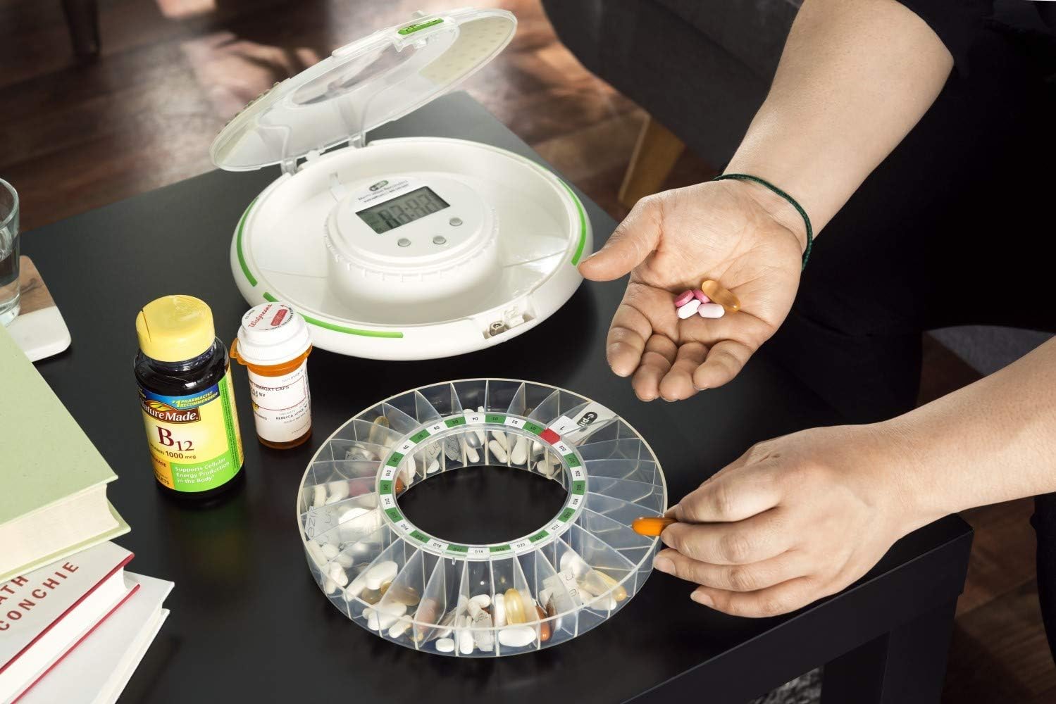 e-Pill MedSmart Voice - Locked Automatic Pill Dispenser – Reminds with a Friendly Voice: Health & Personal Care