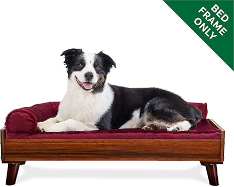 Amazon Com Furhaven Pet Dog Bed Frame Mid Century Modern Style