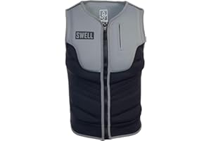 SWELL WAKESURF CREATOR Mens Neoprene Wakesurf Comp Vest - Designed Exclusively for Wake Surfing, but Great for All Other Watersports Activities!