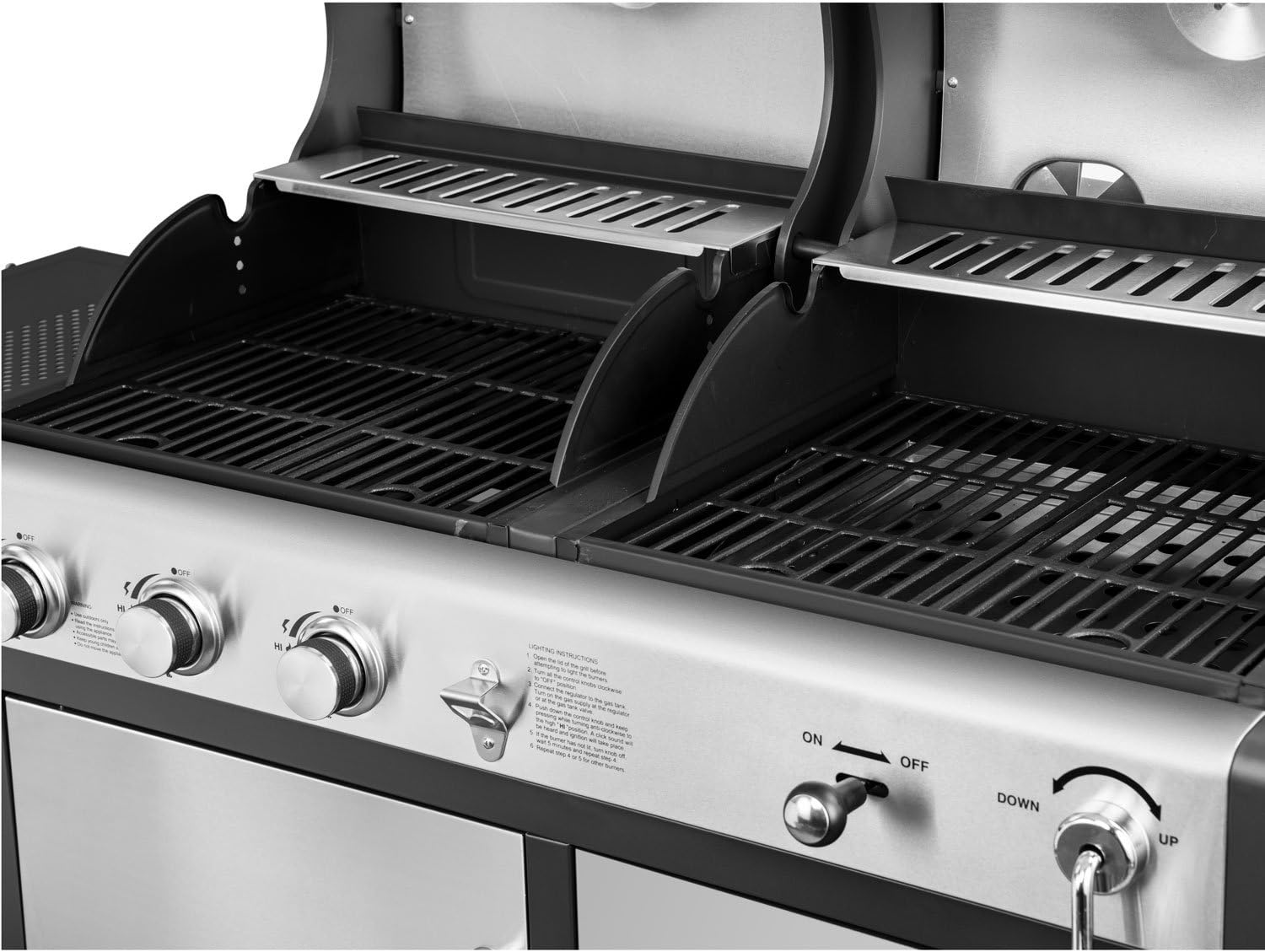 review Royal Gourmet ZH3002-S 3-Burner Gas Charcoal Grill Combo (Stainless Steel)