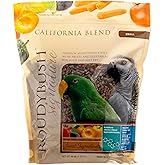 RoudyBush California Blend Bird Food, Small Pellets, 44 oz