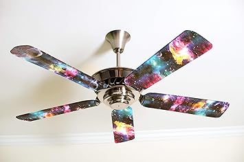 Fancy Blade Ceiling Fan Accessories Blade Cover Decoration Galaxy