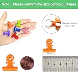 Coideal Colored Bulldog Paper Clips 30 Pack Small 0.87 inch Metal Mini Binder view 6