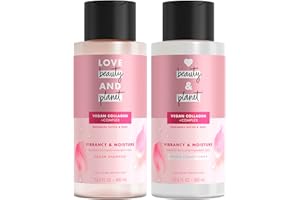 Love Beauty and Planet Shampoo & Conditioner Murumuru Butter & Rose 2 Count for Color-Treated Hair Shampoo and Conditioner Silicone Free, Paraben Free and Vegan 13.5 oz
