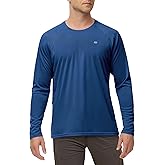 Rash Guard for Men Swim Shirt Quick Dry UPF 50+ Long Sleeve Fishing Shirt for Men UV Sun Protection Beach Shirts