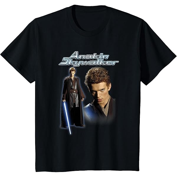Amazon.com: Star Wars Anakin Skywalker Portrait Disney+ T-Shirt