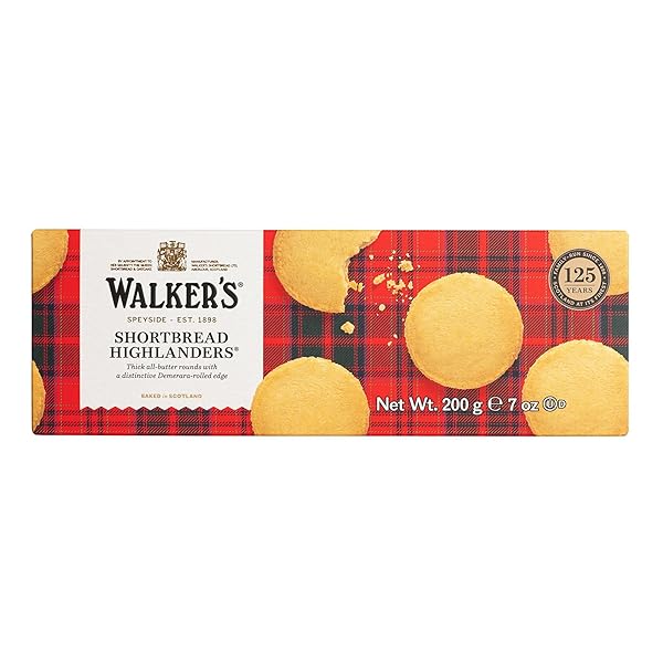 WALKER’S SHORTBREAD HIGHLANDERS, PURE BUTTER SHORTBREAD COOKIES, 7...