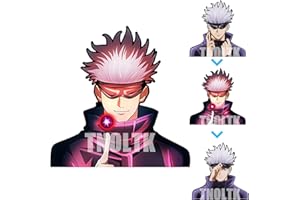 TNOLTK 3D Motion Anime Car Decals Waterproof Stickers Anime Bumper Stickers for Car Automotive Laptop Window Skateboard Kids(J-12)