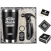 Gifts for Husband from Wife-Best Anniversary Basket Gifts for Men who has everything Fathers Day Funny Birthday Gift Ideas for Him Christmas Unique Romantic Presents Sets, All in One Hammer Multitool