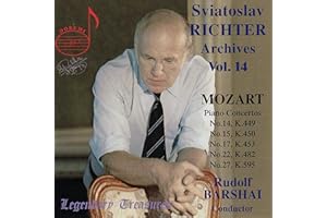 Richter Archives, Vol. 14- Mozart: Piano Concertos Nos. !4, 15, 17, 22 & 27; K. 449,450,453,482,595
