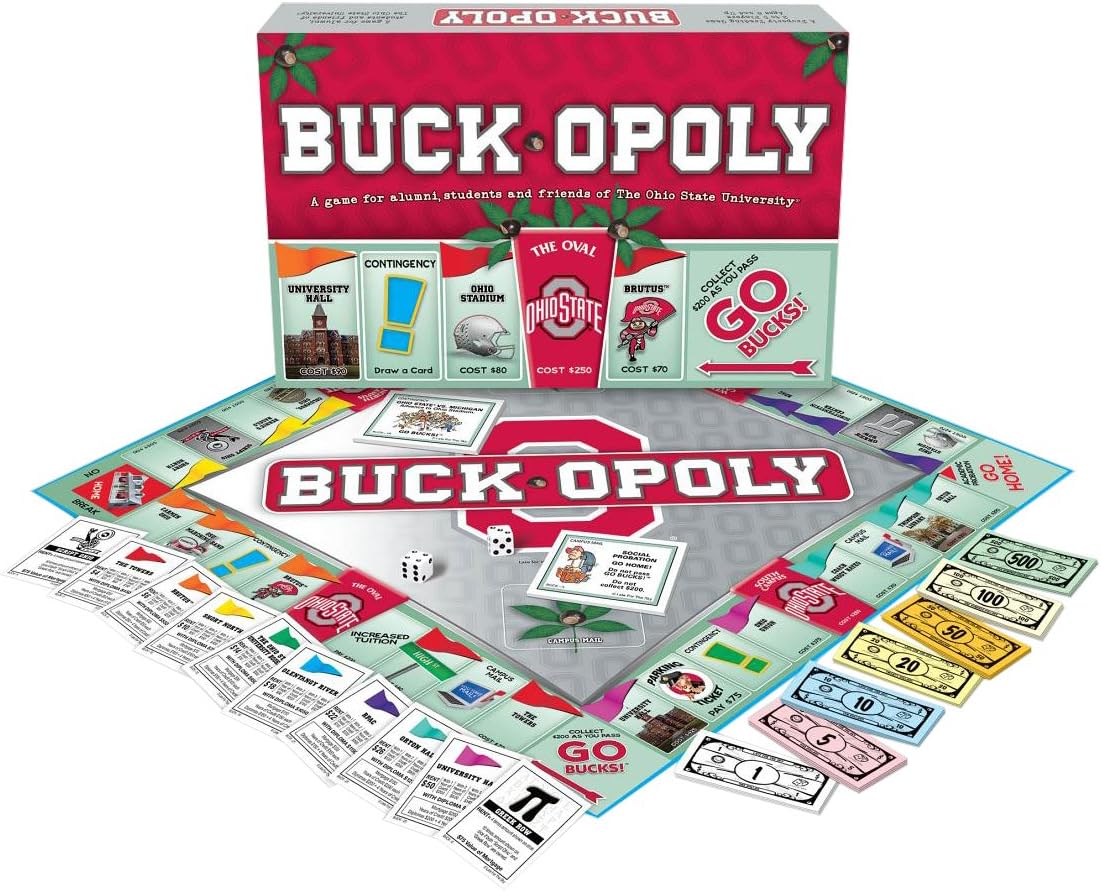 Late For The Sky Ohio State Monopoly: Toys & Games