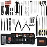 68Pcs 3D Printer Tools Kit with Storage Case, 3D Printer Accessories - Deburring Tool, 3D Printer Removing Scrapers, Metal Fi