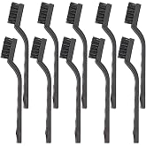 Haojiaho 10PCS Anti Static ESD Cleaning Brush Kit, Keyboard PCB Motherboards Circuit Boards Electronic Devices Tool Set, Black