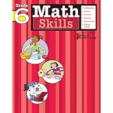Math Skills: Grade 6 (Flash Kids Harcourt Family Learning)