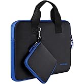 Hseok Laptop Sleeve 14 inch Case with Small Pouch, Neoprene Computer Bag Compatible with MacBook Pro 14" M4/M3/M2/M1 2025-2021, MacBook Air/Pro 13" and Most 14 inch Notebooks，B01BL01