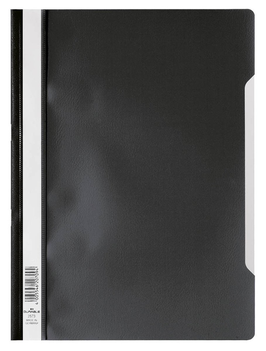 Durable A4 Clear View Folder, Black, Pack of 50 Amazon.co.uk Office