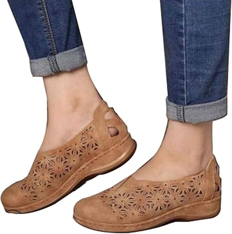 Amazon Co Jp レディースウェッジサンダルレディースサマーサンダルファッションローマオールマッチシューズカジュアルライトオンフットハイキングシューズアウトドアムーブメントガーデン ショッピング プール用サンダル カラー ブラウン サイズ 35 Home Kitchen