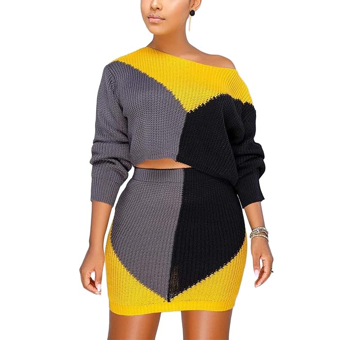 Long Sleeve Sweater Pullover Crop Top 