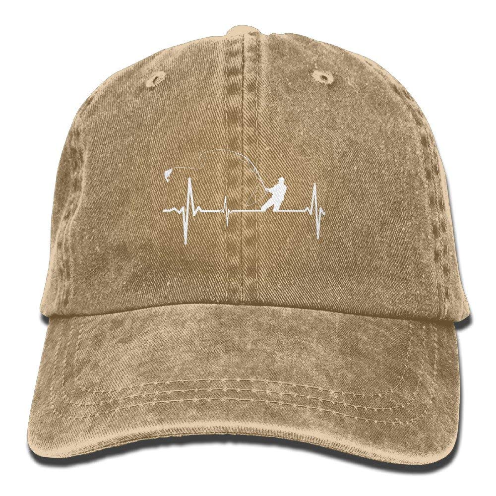 fishing heartbeat hat