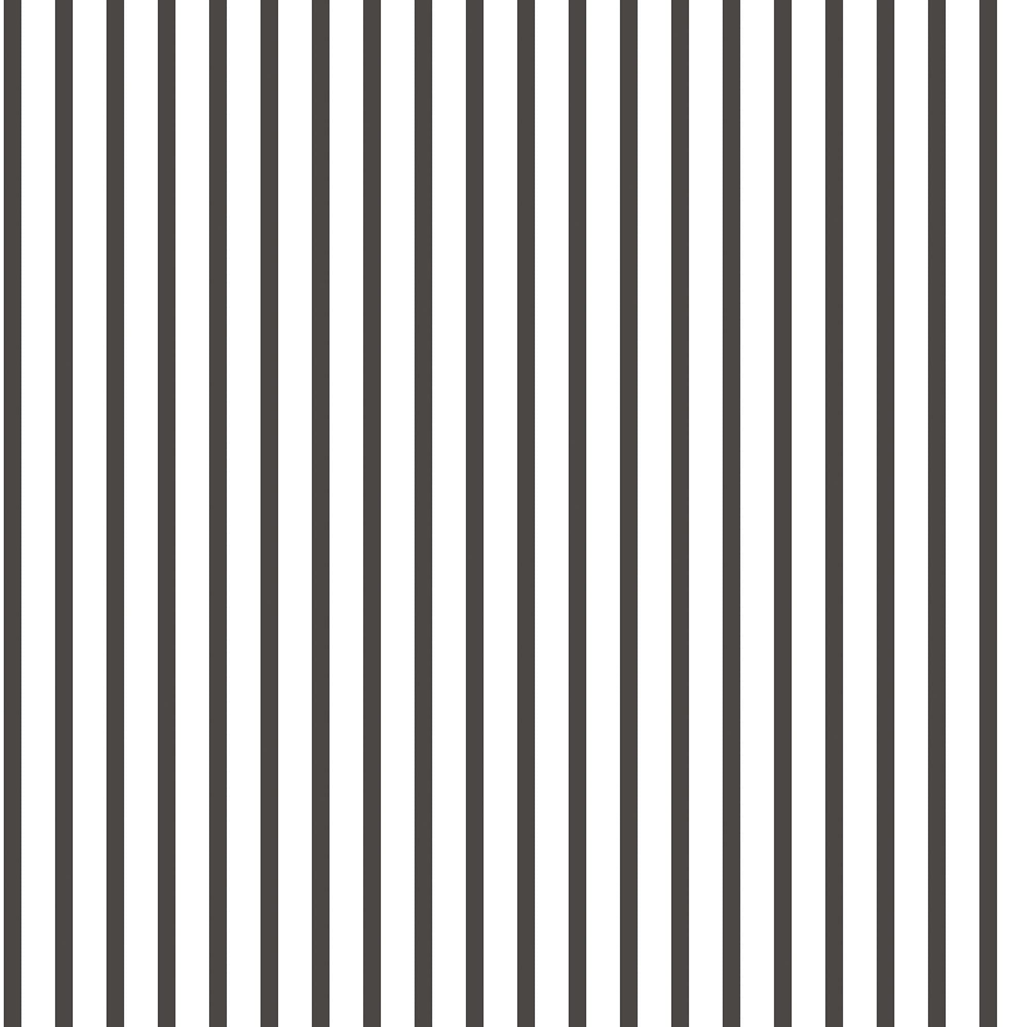 Galerie G67533 Smart Stripes 2, Narrow Colour Stripes Design Wallpaper, Black/White, 10m x 53cm — image 1