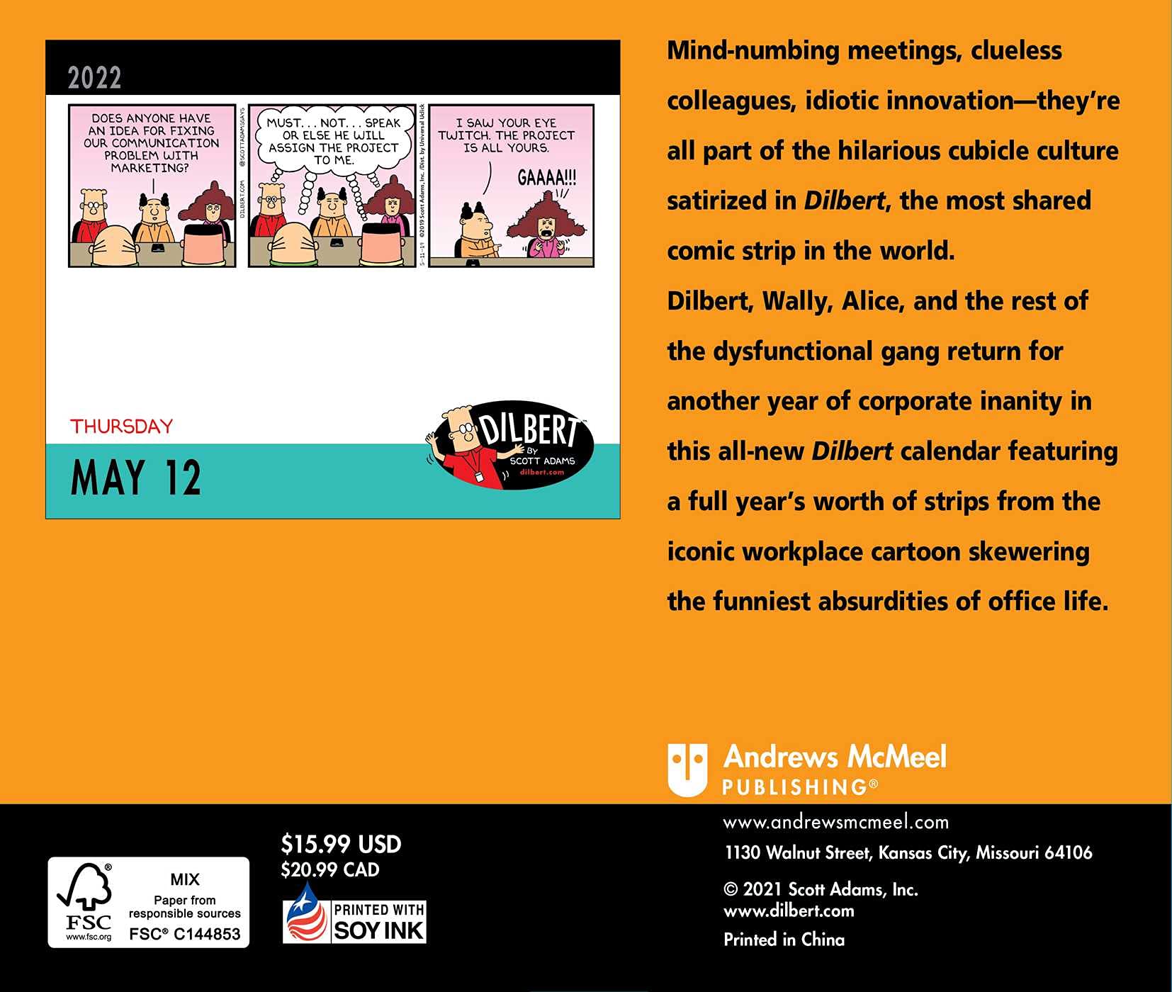 Dilbert 2023 Day To Day Calendar Dilbert 2022 Day-To-Day Calendar: Adams, Scott: 9781524863456: Books -  Amazon.ca