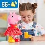 Peppa Pig Muddy Puddles Party Interactive Doll Yellow Boots 55+ Sounds Ages 3+ view 3