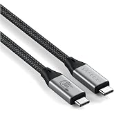 Satechi USB4 V2 Pro Cable, 240W Charging, Up to 120Gbps Data Transfer | 1.2 m/3.9 ft length, up to 120 Gbps data transfer, 8K display support, Thunderbolt 5/4/3 compatible, for MacBook, Windows