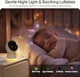 BOIFUN 4MP WiFi Baby Monitor 5.5 inch Screen 360° PTZ Night Vision view 5