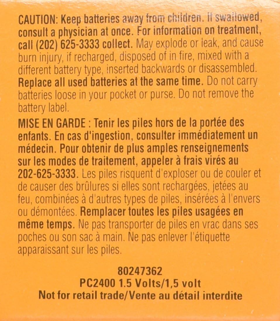 Duracell 32-MA92-DH0O Procell Alkaline Battery, AAA (Pack of 24), Packaging May Vary: Electronics