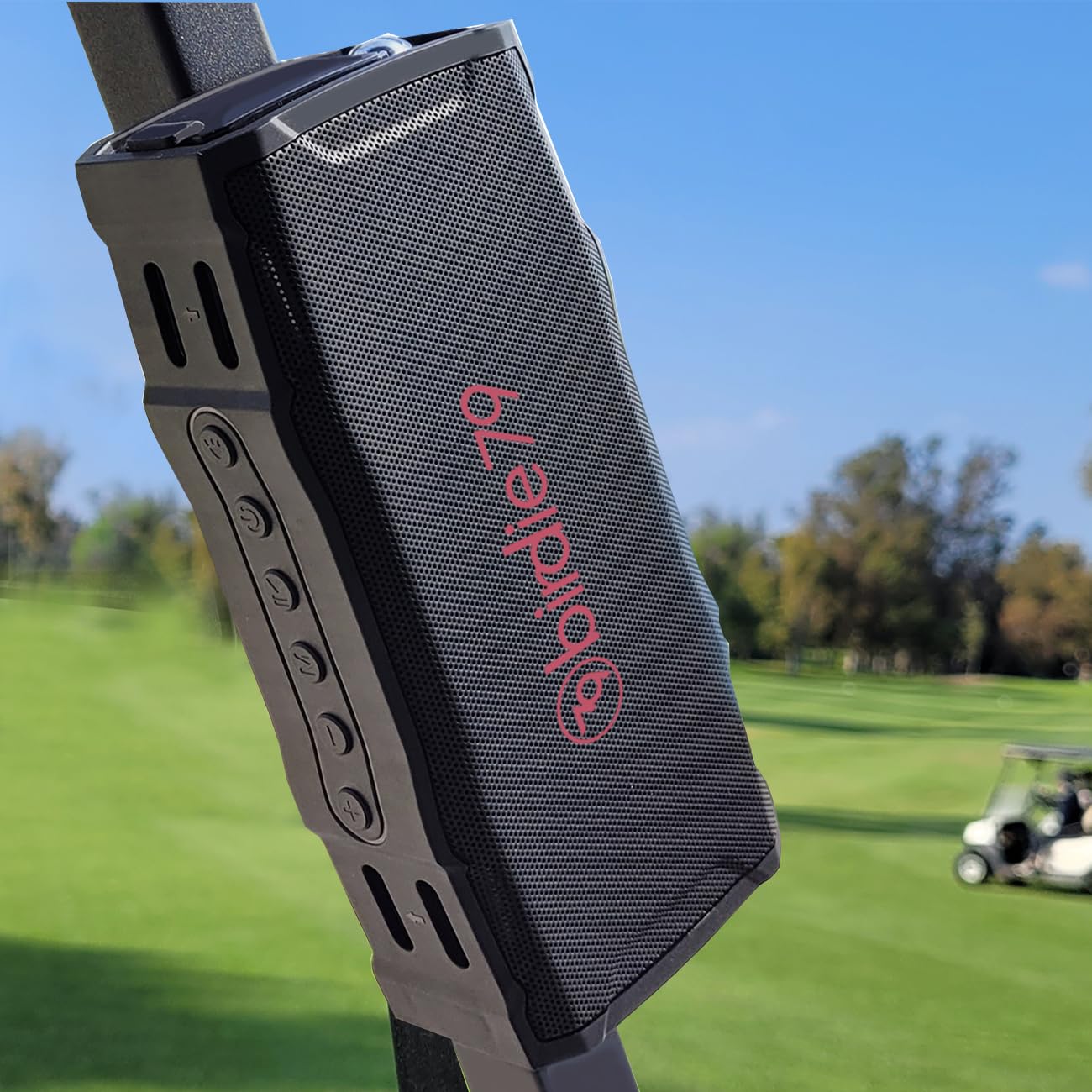 Photo 1 of BIRDIE79 Portable Golf Cart Speaker | Magnetic Bluetooth | 36-Hour Playtime | 30W Loud & Clear Stereo Sound | IPX7 Waterproof & Shockproof | Built-in LED Flashlight & Power Bank (X8)