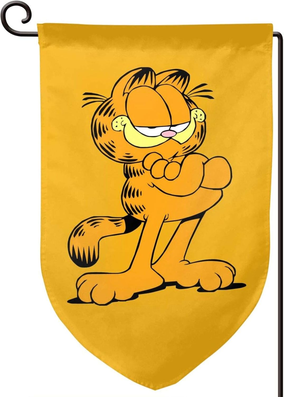 Heyuchuan Garfield Garden Flag 12.5x18 Inch Yard Flag