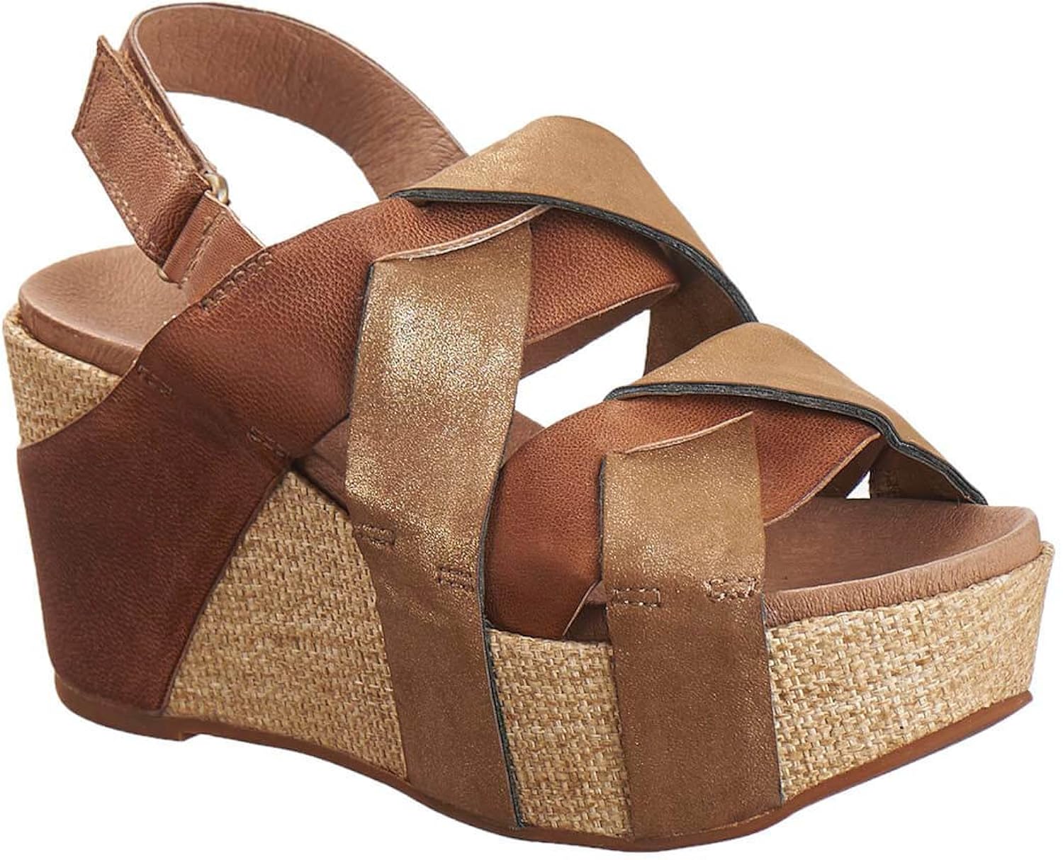 Amazon.com | Antelope Women's 877 Taupe Leather Wide Strappy Sandals 41 | Sandals