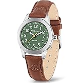 Womens Watch for Women Quartz Analog Watches Mini Ladies Dress Watch Easy Read Dial 3ATM Waterproof Stainless Steel Case Leather Strap,Classic Fashion Casual Elegant Women Wrist Watches