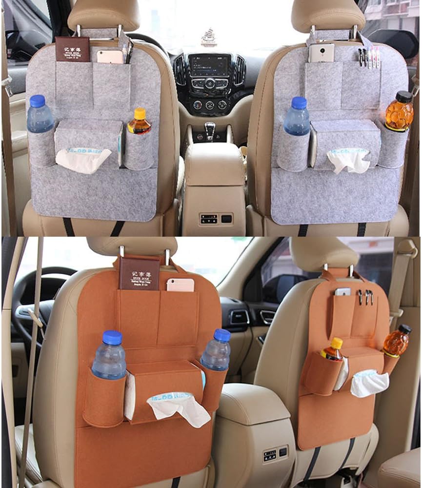 Amazon Yoosion 自動車 収納袋 車 シート バッグ ポケット カーポケット 多機能 後部座席 用 収納バッグ カー用品 車内小物 整理 収納 ポケット カーキ Yoosion アクセサリ サプライ