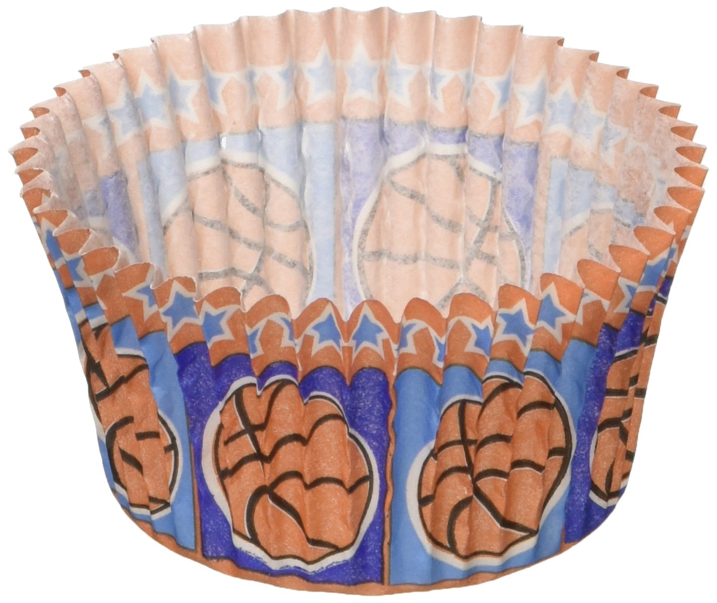 Cupcake Creations Paper Standard Baking Cups-Basketball 3 [Pack of 32]