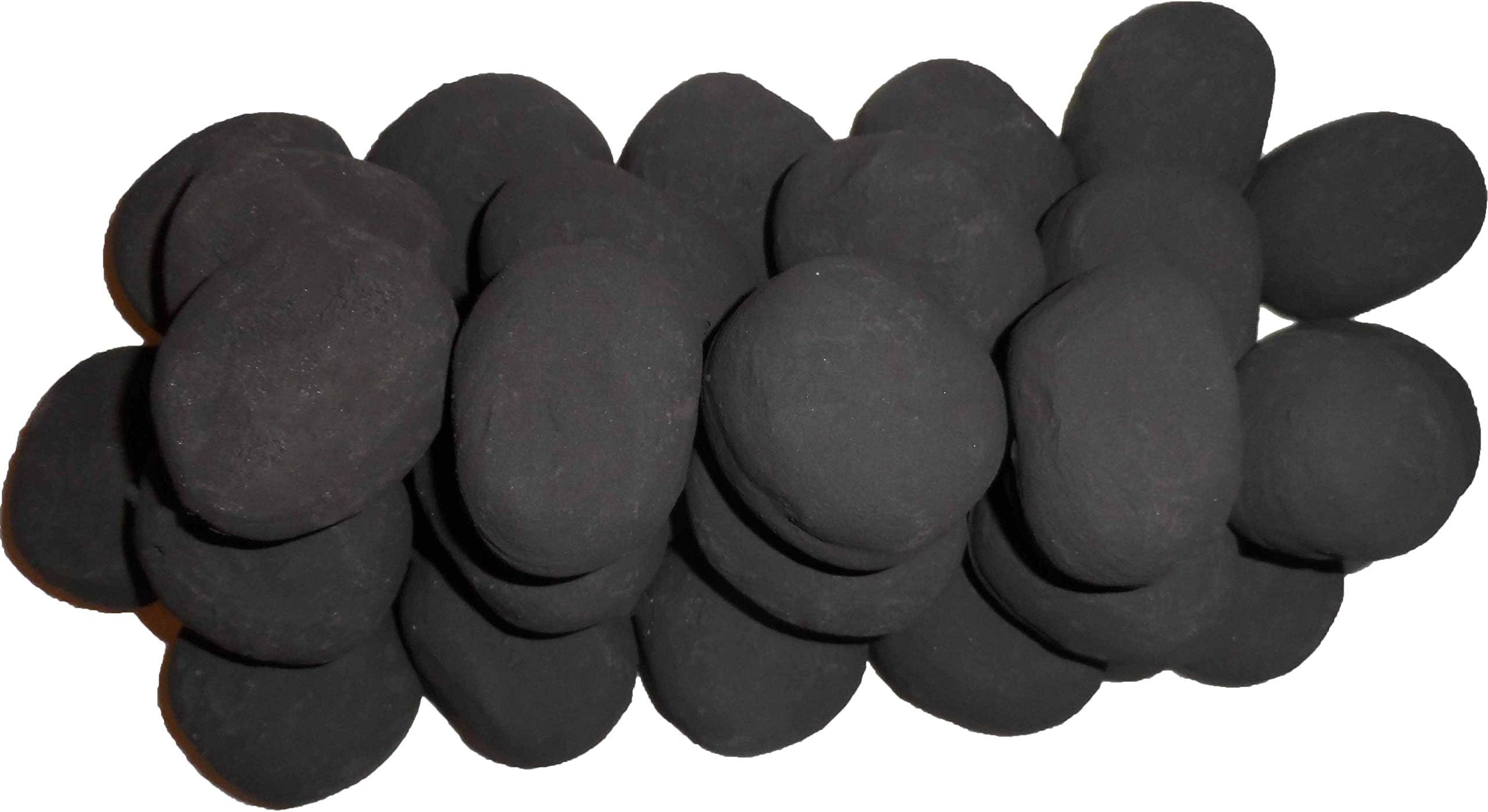 Gas fire Replacement Pebbles 4 Coal fire Realistic 10 BLACK PEBBLES IN COALS 4 U BRANDED PACKING