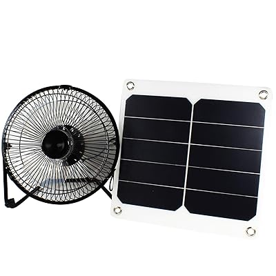 Peakstrom 10W Solar Panel Powered Fan for Camping, Kuwait Ubuy
