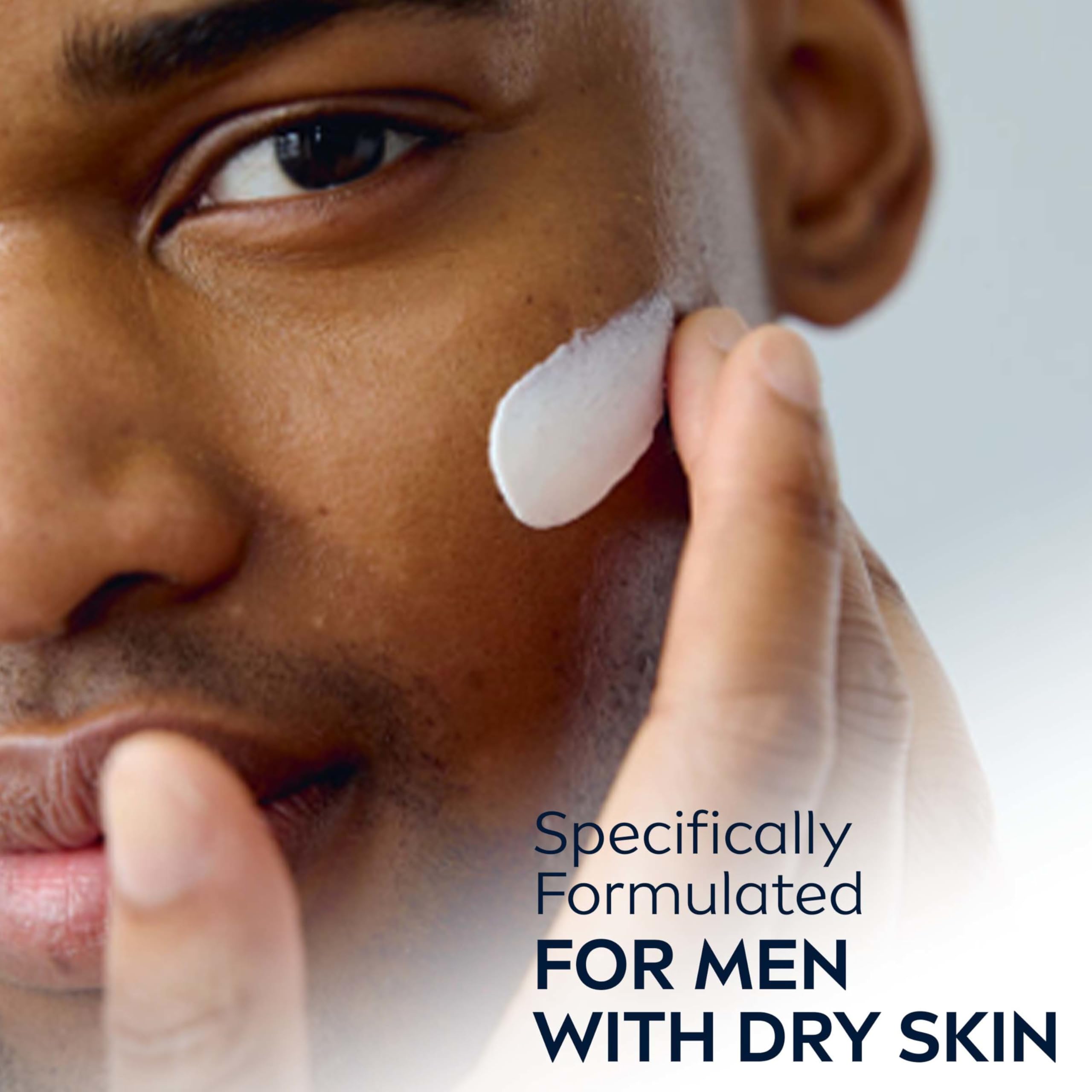 NIVEA MEN Maximum Hydration Face Lotion, Face Lotion with Broad Spectrum SPF 15 Sunscreen for Men, 4 Pack of 2.5 Fl Oz Tubes