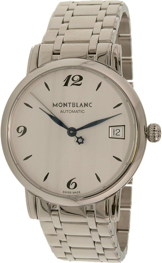 Montblanc Damen Star Classique Silber Edelstahl Swiss Automatische Fashion Armbanduhr Montblanc Amazon De Uhren