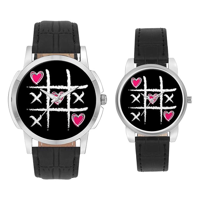 Gifts for Couple, Multicolor Dial Wrist Watch for Men and Women