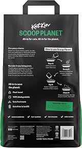 KatKin Scoop Planet Litter 2x4.5kg Plant Based Biodegradable view 3