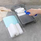 Mister Rui 4-Inch Foam Paint Roller Set with Tray and Frame view 6