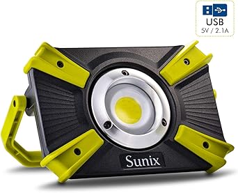 Sunix Foco Led Recargable 30w, Luz de Trabajo 48 Leds con asa ...