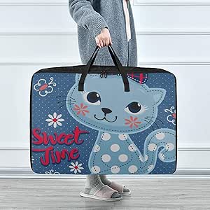 Bolsas de Ropa para Mujeres Arco de Dibujos Animados Gato Animal Tela